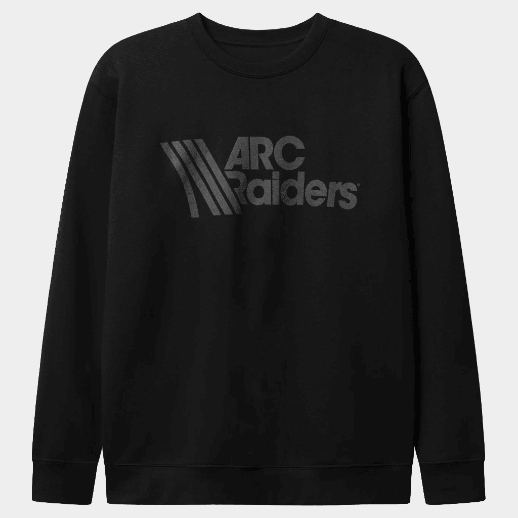 ARC Raiders Merch ARC Raiders Logo Sweatshirt Black Gifts For Video Game Lover