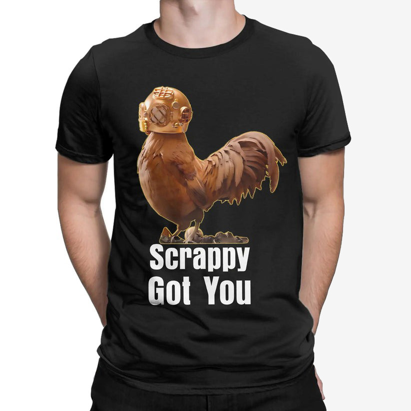 ARC Raiders Merch Chicken Scrappy Got You T-Shirt Animal Themed ARC Raiders Clothes Gift Ideas