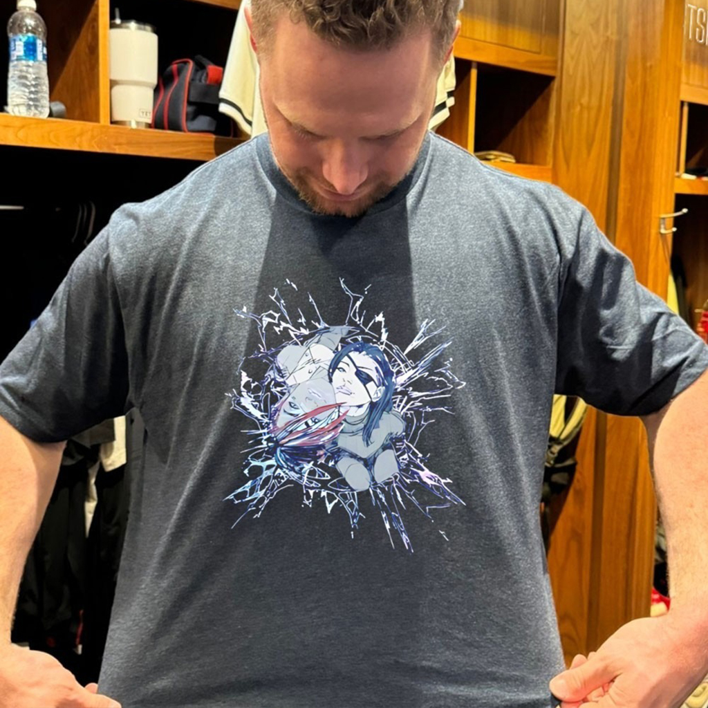 Arcane Caitlyn And Vi Foil Graphic T Shirt