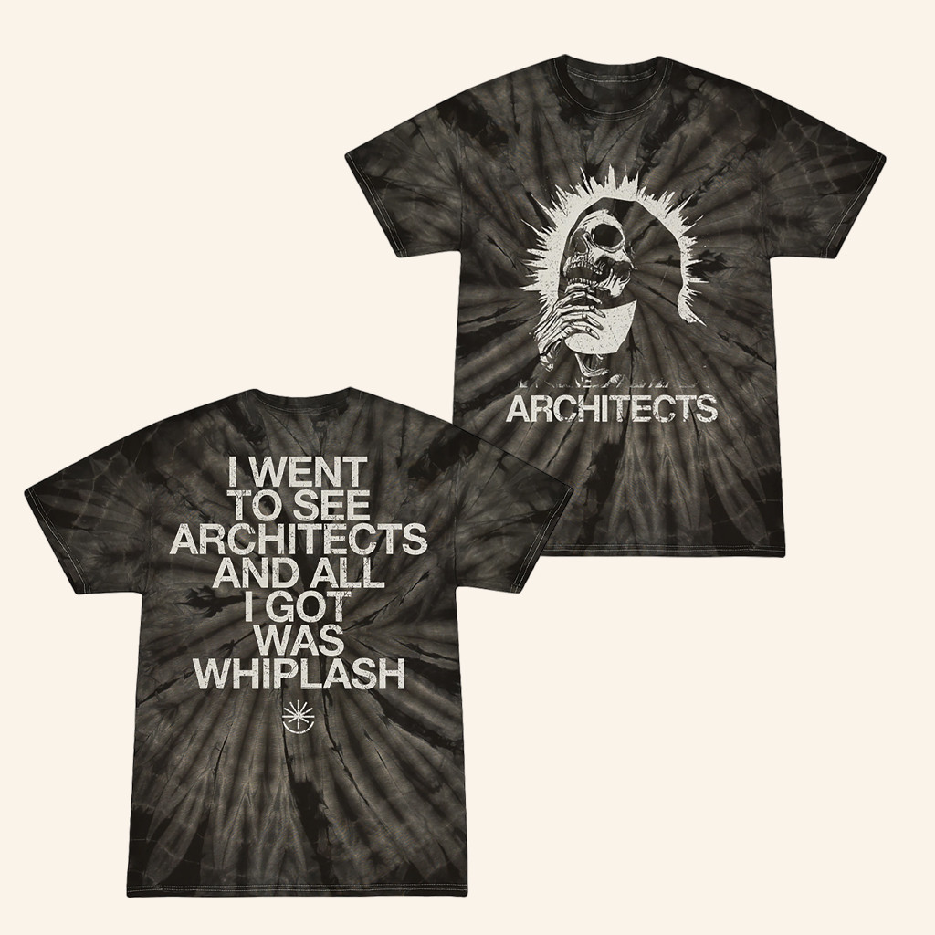 Architect Merch All I Got Was Whiplash Crystal Tie Dye Black T-Shirt Xmas Gifts For Him