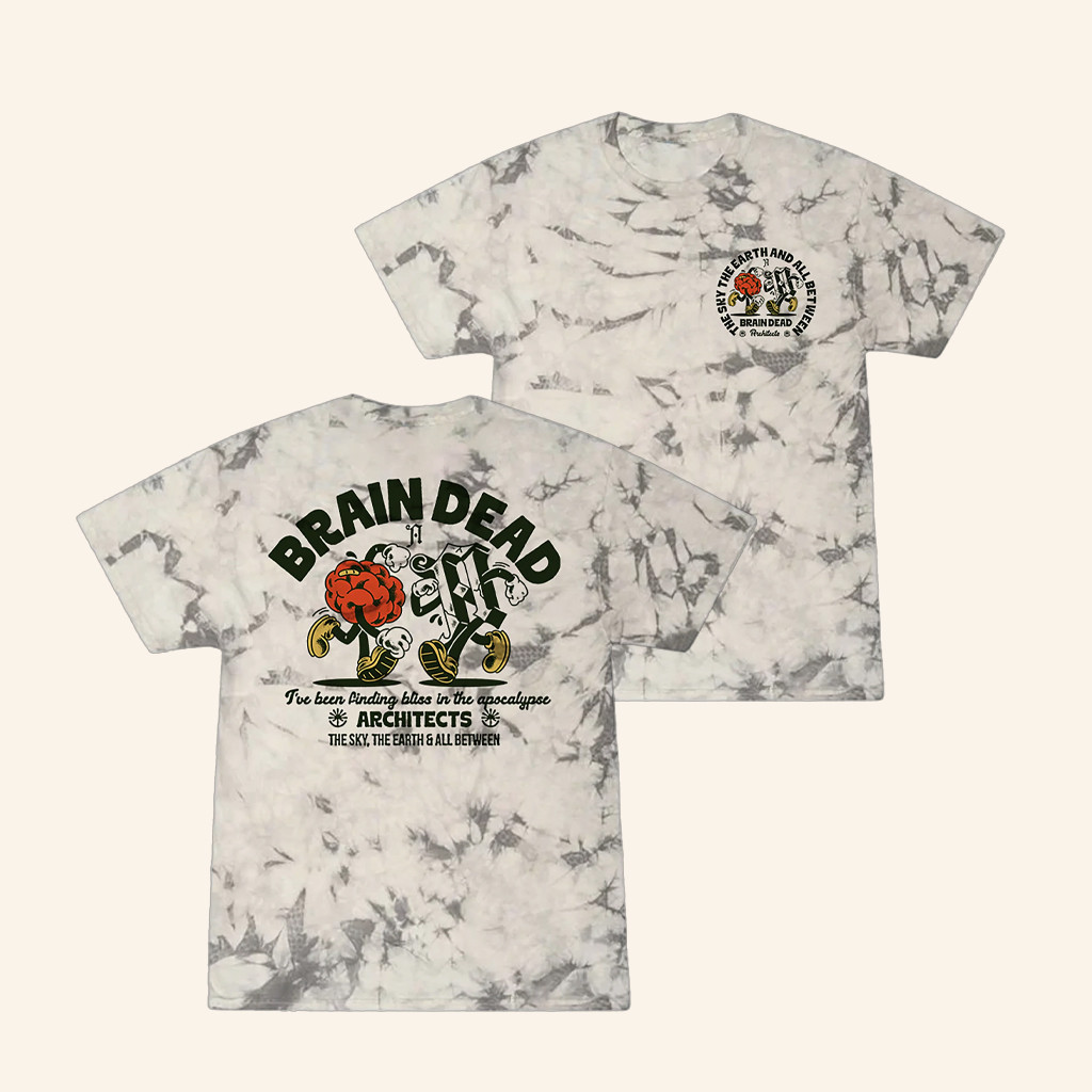 Architect Merch Brain Dead Crystal Tie Dye T-Shirt Christmas Presents For Him Architect Merch Brain Dead Crystal Tie Dye T-Shirt Christmas Presents For Him