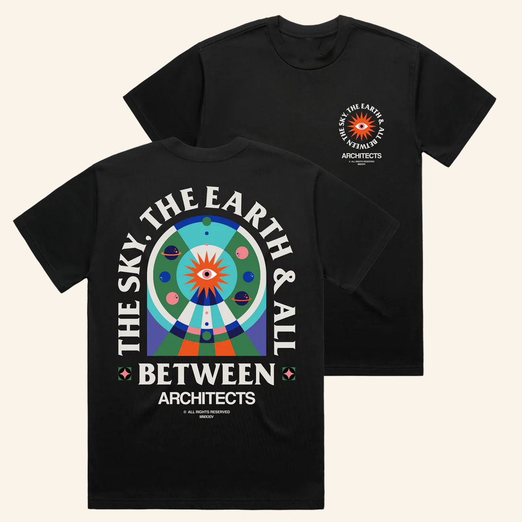 Architects Merch All Between Black T-Shirt Christmas Gift Ideas For Him