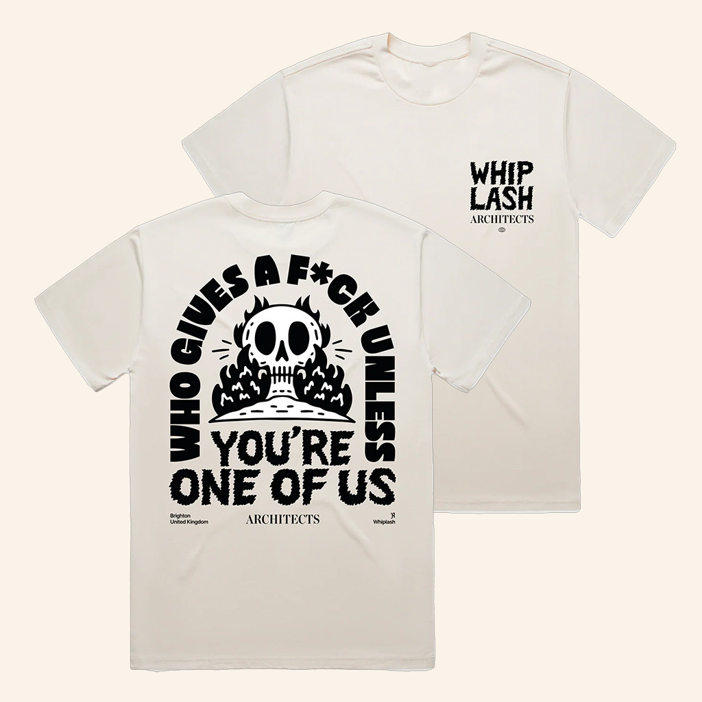 Architects Merch Who Gives A F Whiplash T-Shirt Music Lover Gifts For Him