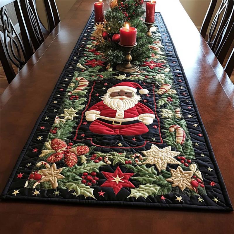 Arctic Glow Quilted Table Runner Christmas Themed Table Runner Gifts For Friends