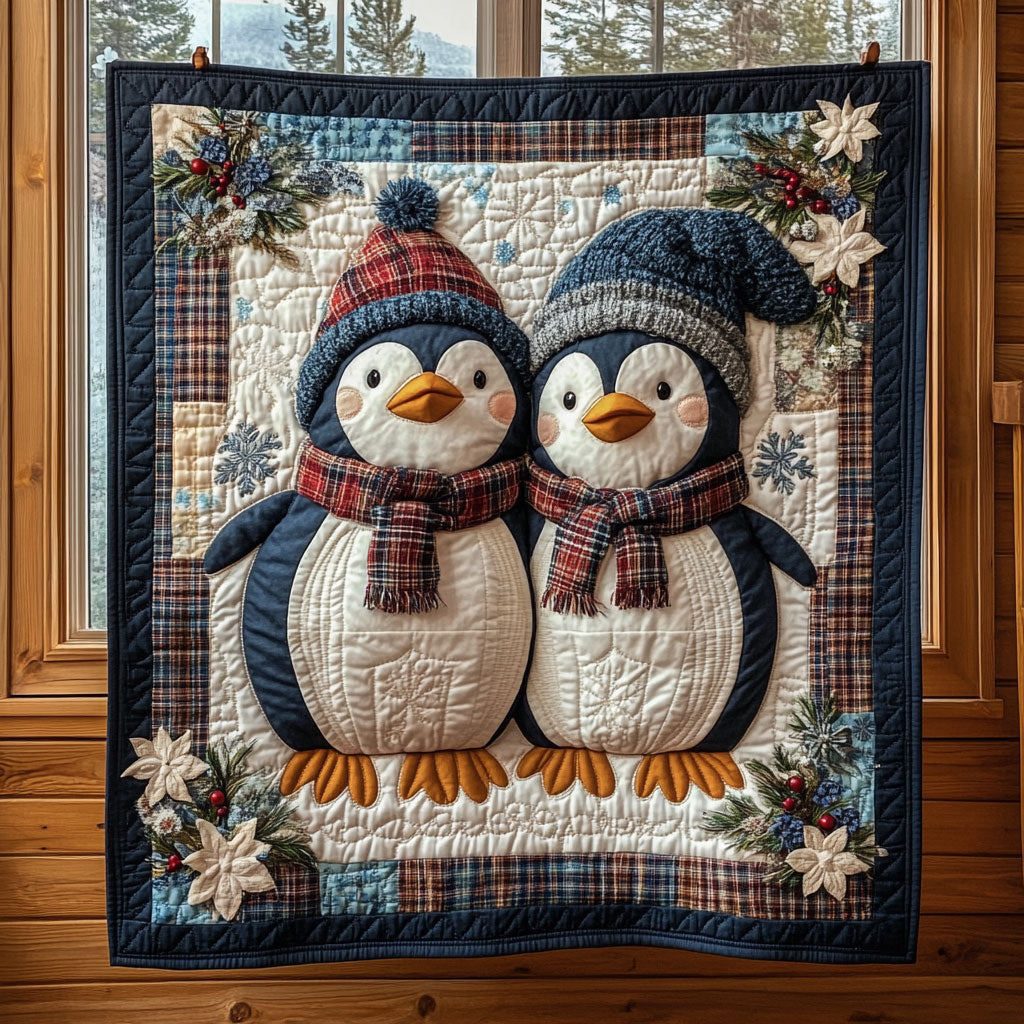 Arctic Love Quilt Unique Holiday Gift Idea with Quilt Blanket