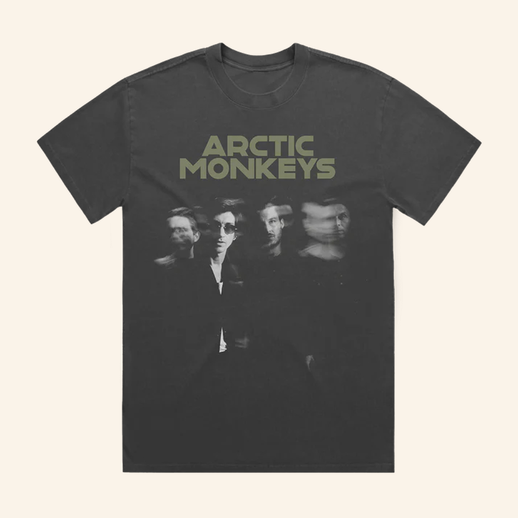 Arctic Monkeys Merch Distorted Photo T-Shirt Christmas Gifts For Rock Fans Arctic Monkeys Merch Distorted Photo T-Shirt Christmas Gifts For Rock Fans