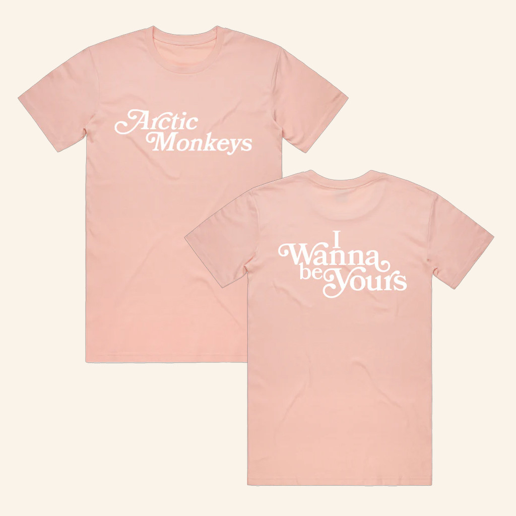 Arctic Monkeys Merch I Wanna Be Yours Lyric T-Shirt Xmas Gifts For Rock Fans