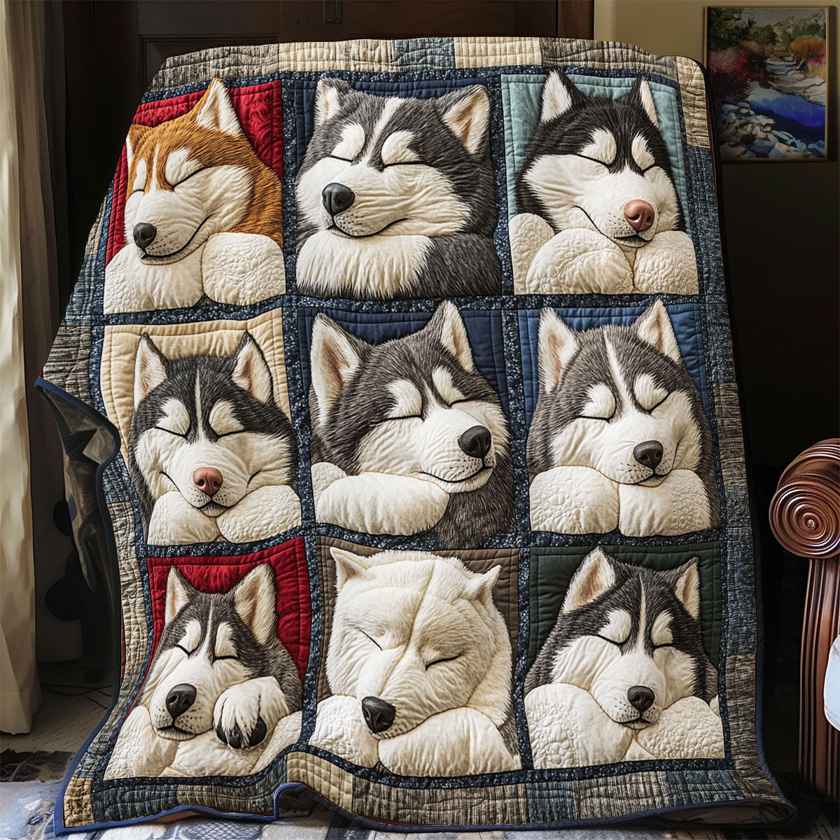 Arctic Nap Quilt Charming Quilt Blanket Gift for Festive Spirit