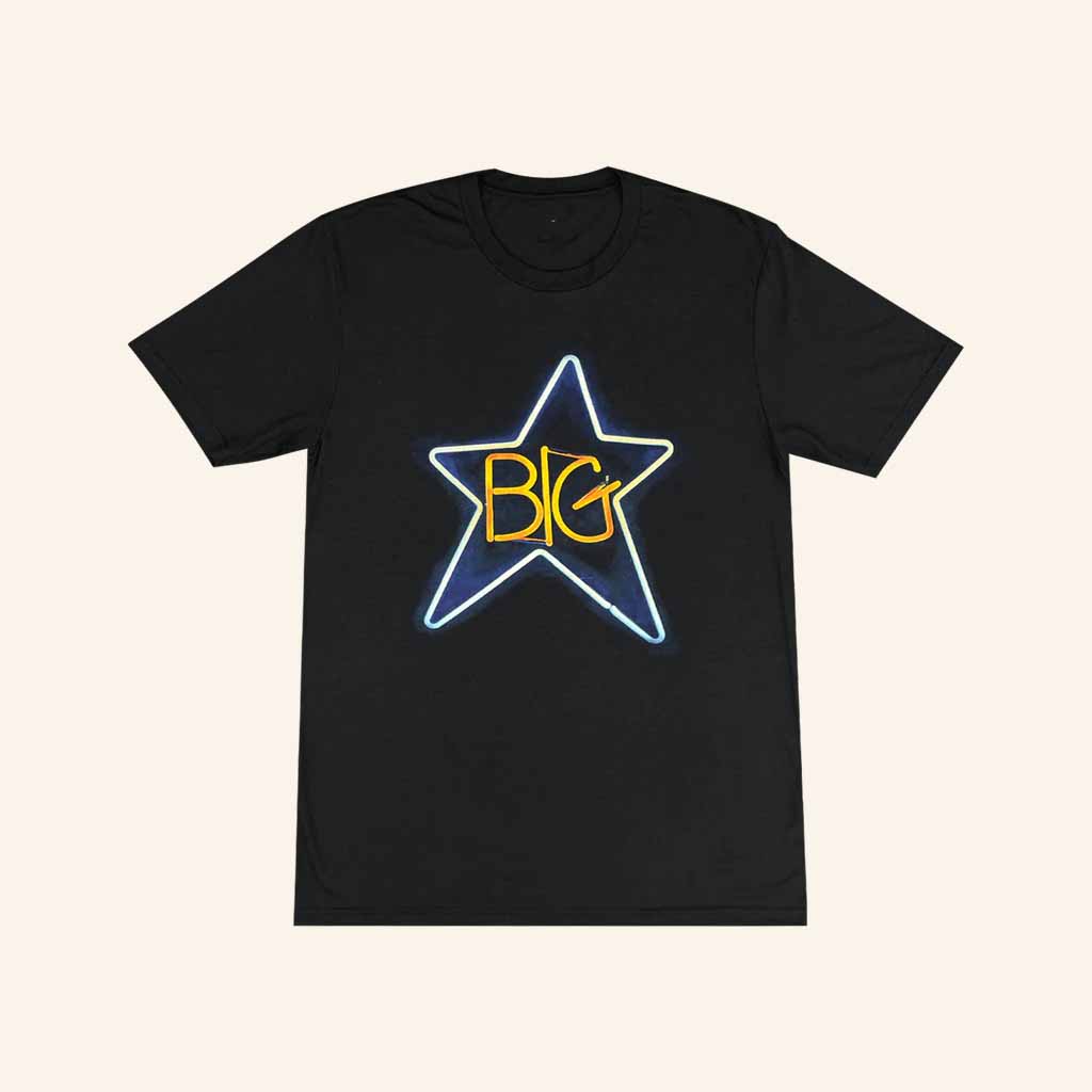 Ardent Music Merch Big Star Shirt Neon Star Black T-Shirt Birthday Gift For Her Ardent Music Merch Big Star Shirt Neon Star Black T-Shirt Birthday Gift For Her