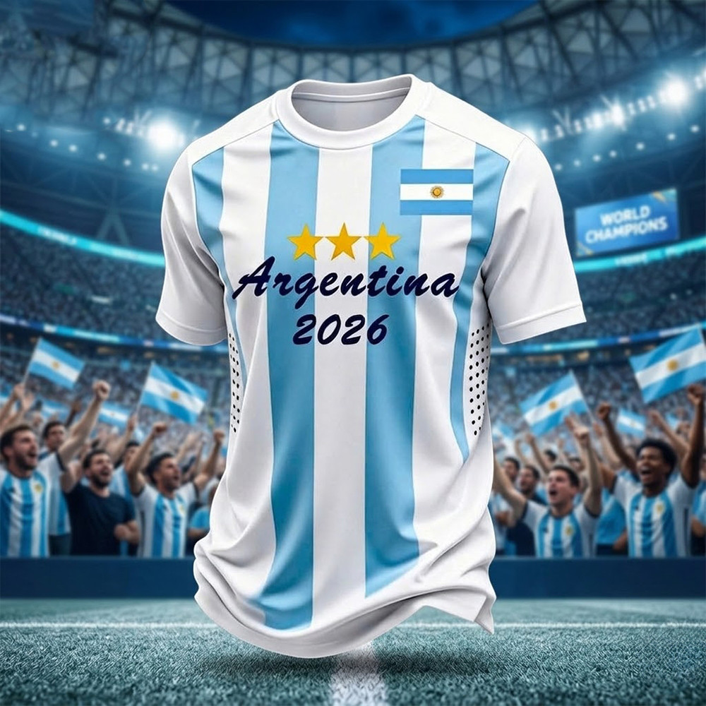 Argentina 2026 World Cup T-Shirt 2026 FIFA World Cup Shirt Soccer Lover Gift For Dad