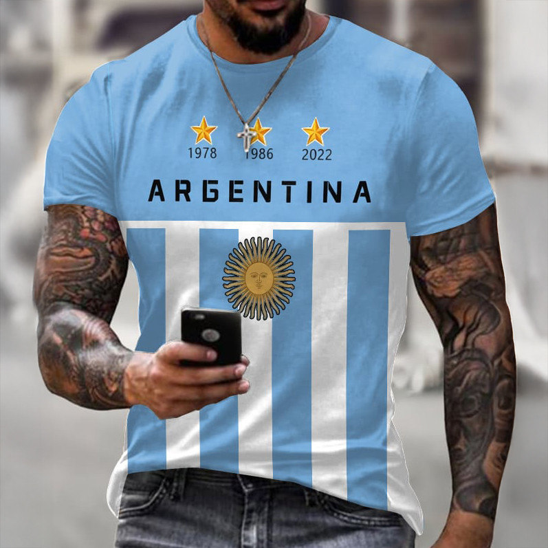Argentina FIFA Club World Cup Bracket T-Shirt Soccer Fan Merch Gift Idea For Huge Fans