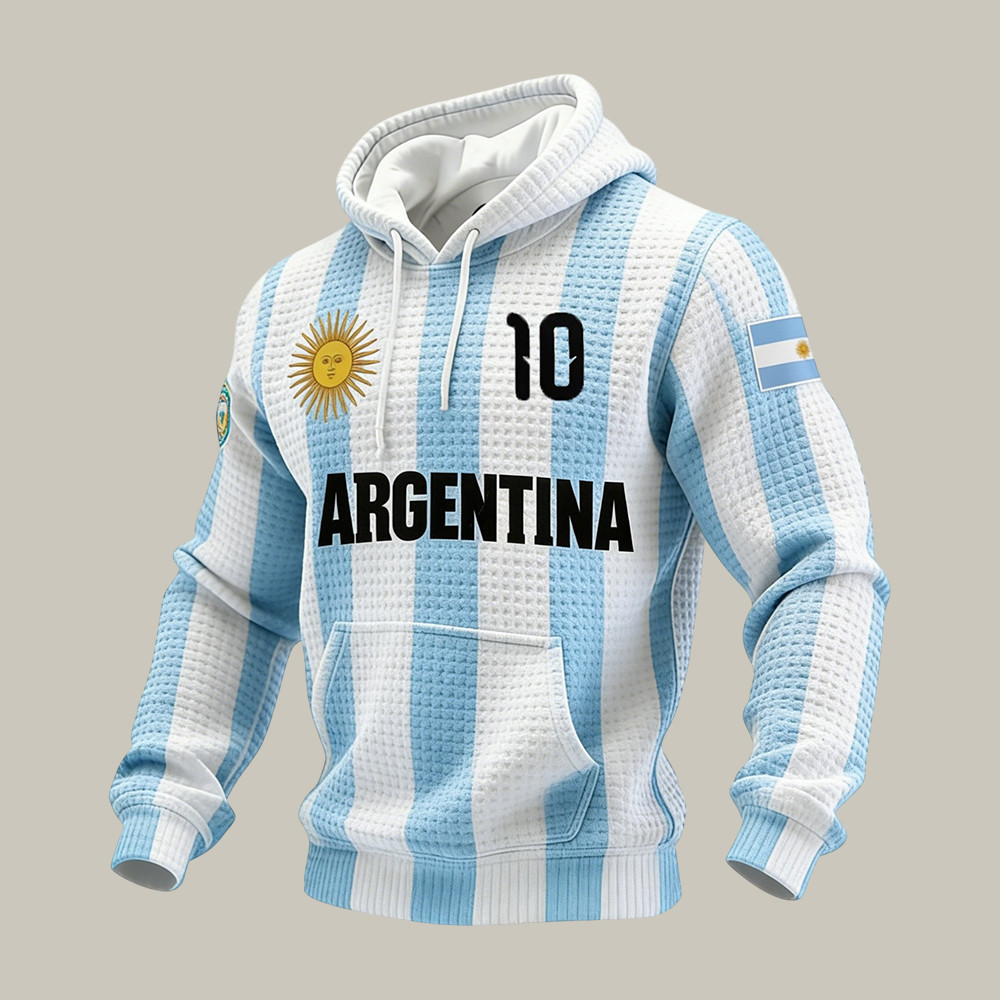 Argentina FIFA World Cup 2026 10 Hoodie FIFA World Cup 2026 Merch Gift For Father