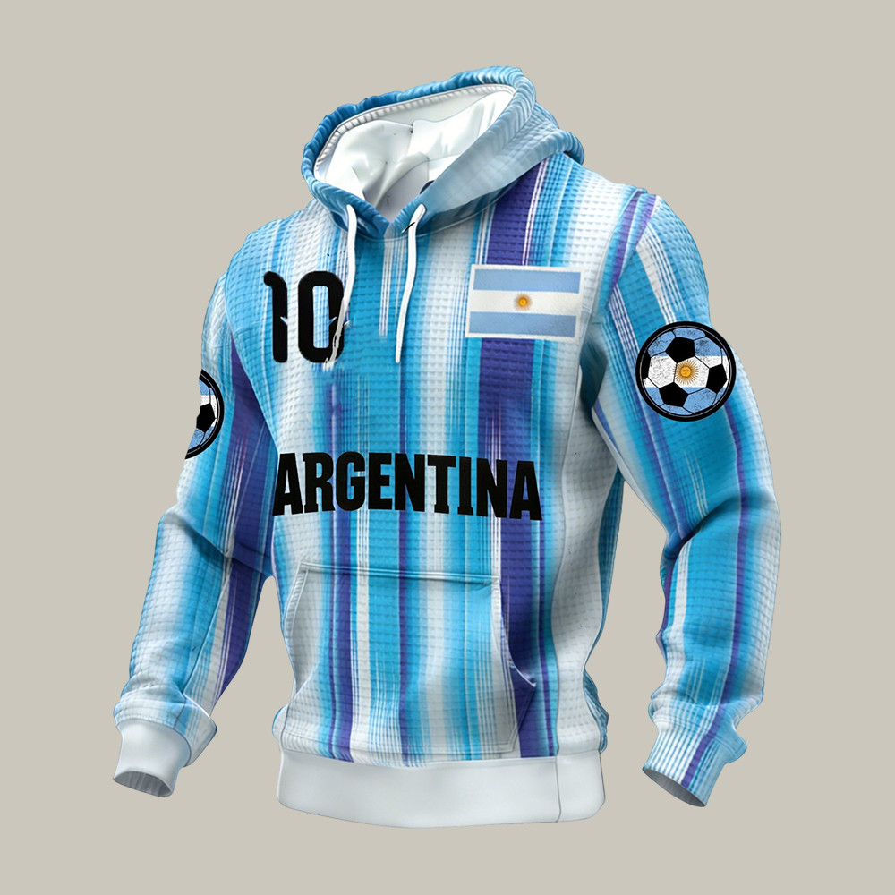 Argentina FIFA World Cup 2026 Hoodie Argentina Soccer Apparel Gift For Father