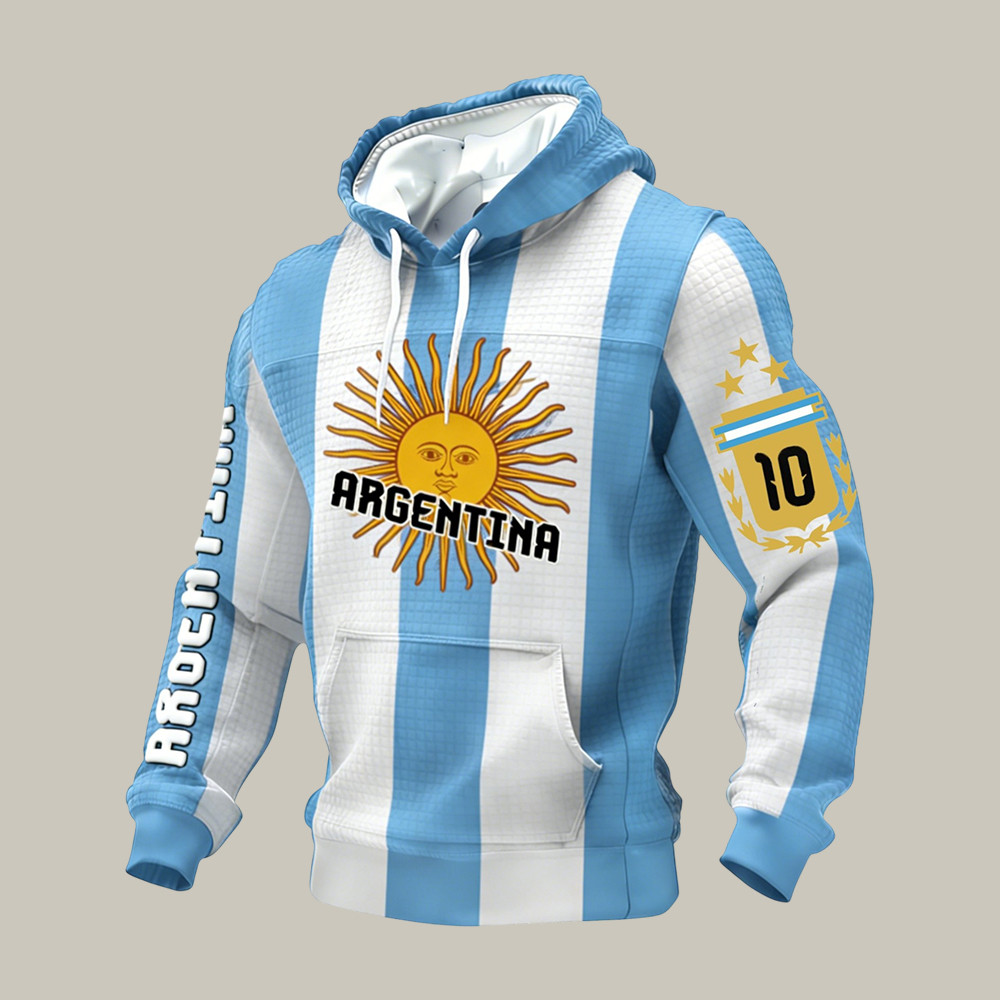 Argentina FIFA World Cup 2026 Hoodie Soccer Fan Apparel Gift For Husband