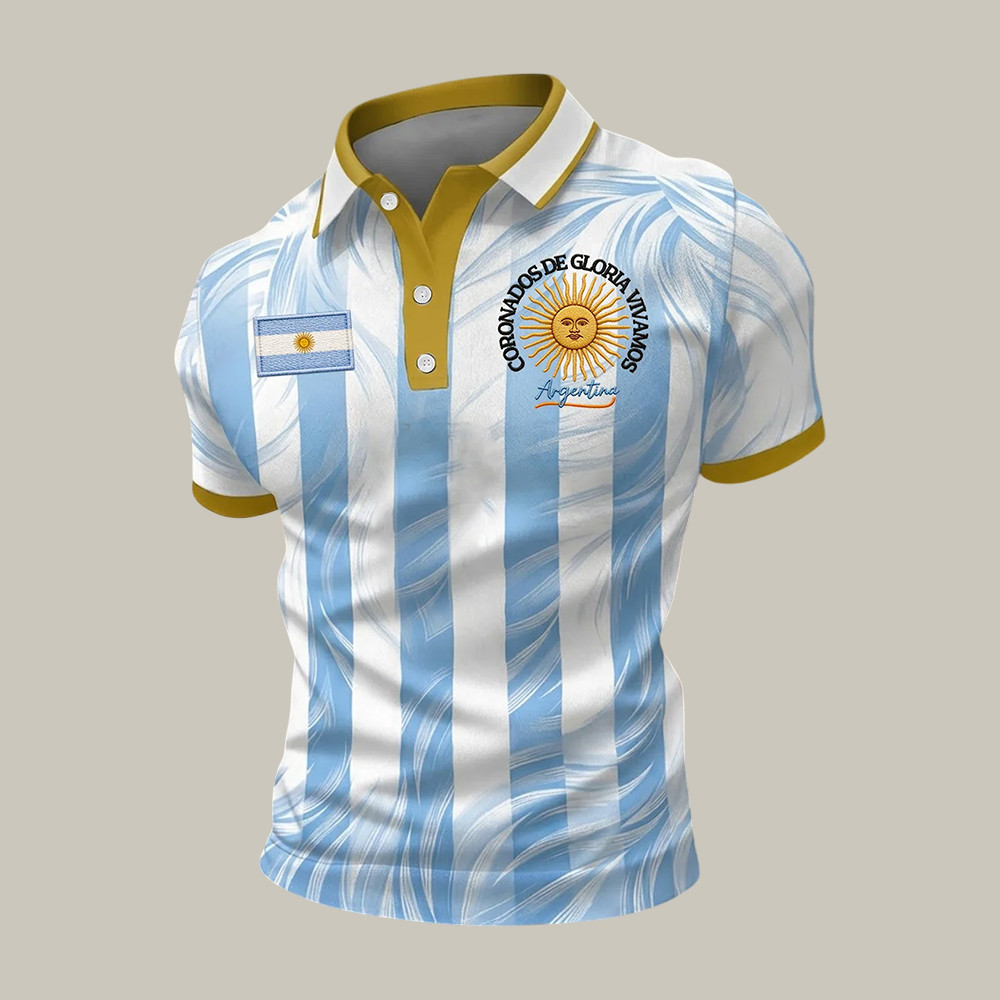 Argentina FIFA World Cup 2026 Polo Shirt Game Day 2026 World Cup Clothes Soccer Dad Gift