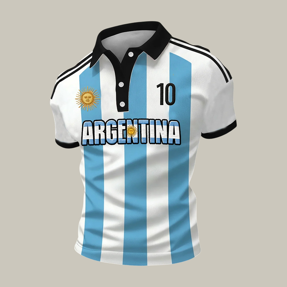 Argentina FIFA World Cup 2026 Polo Shirt Soccer Clothes 2026 World Cup Gear For Father