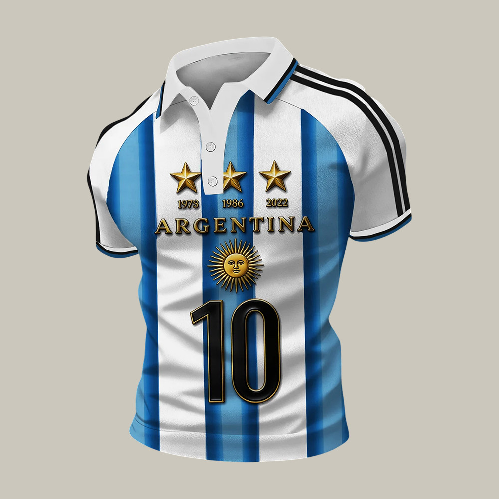 Argentine FIFA World Cup 2026 Polo Shirt Game Day Clothing 2026 World Cup Gear