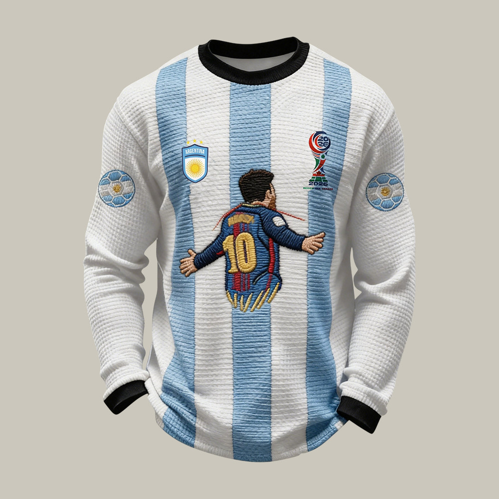 Argntina 2026 FIFA World Cup Long Sleeve Shirt World Cup Apparel Soccer Lover Gift For Dad