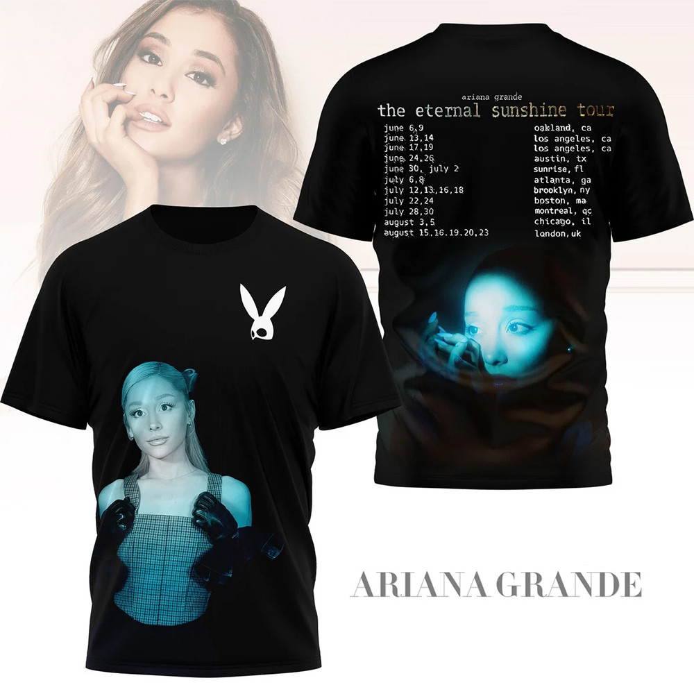Ariana Grande Eternal Sunshine Tour 2026 T-Shirt Music Concert Tee Ariana Grande Fan Gift