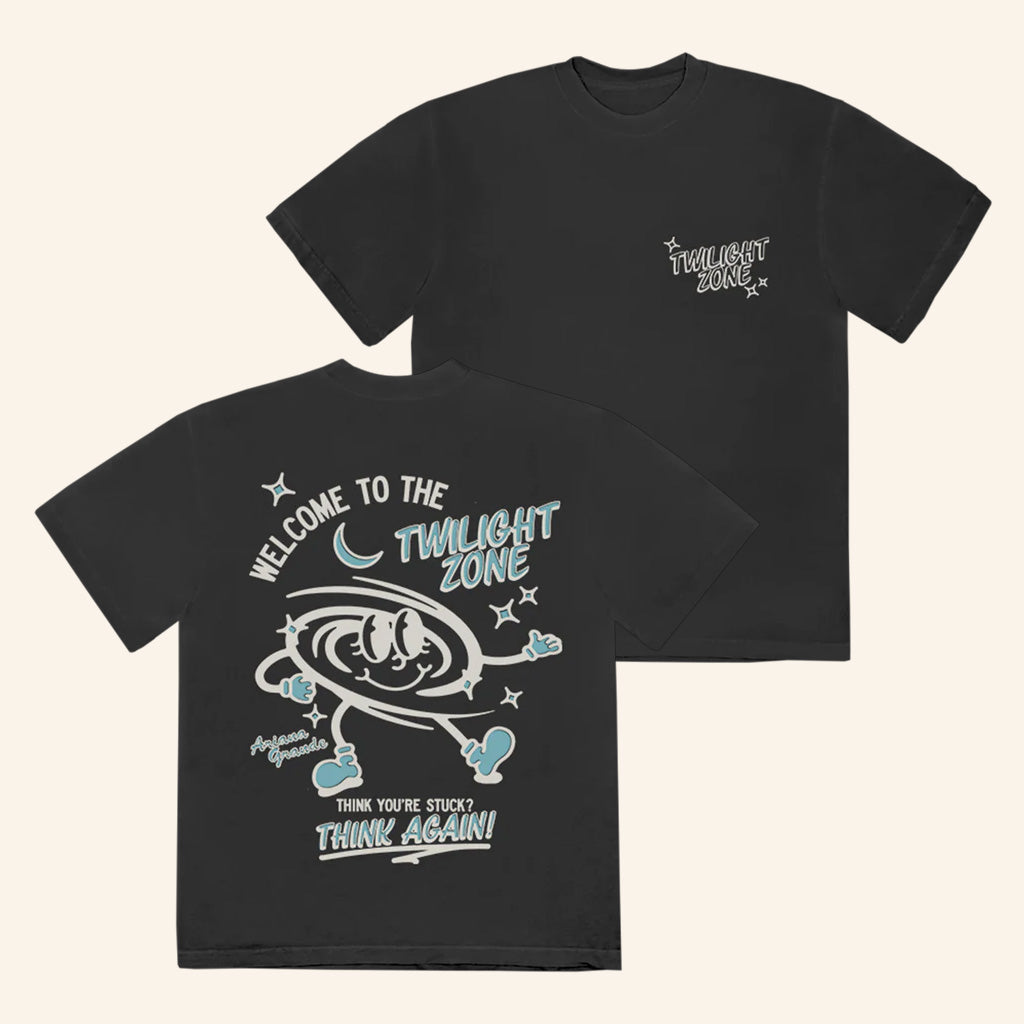 Ariana Grande Merch 2025 Twilight Zone Think Again T-Shirt Gifts For Her Ariana Grande Merch 2025 Twilight Zone Think Again T-Shirt Gifts For Her