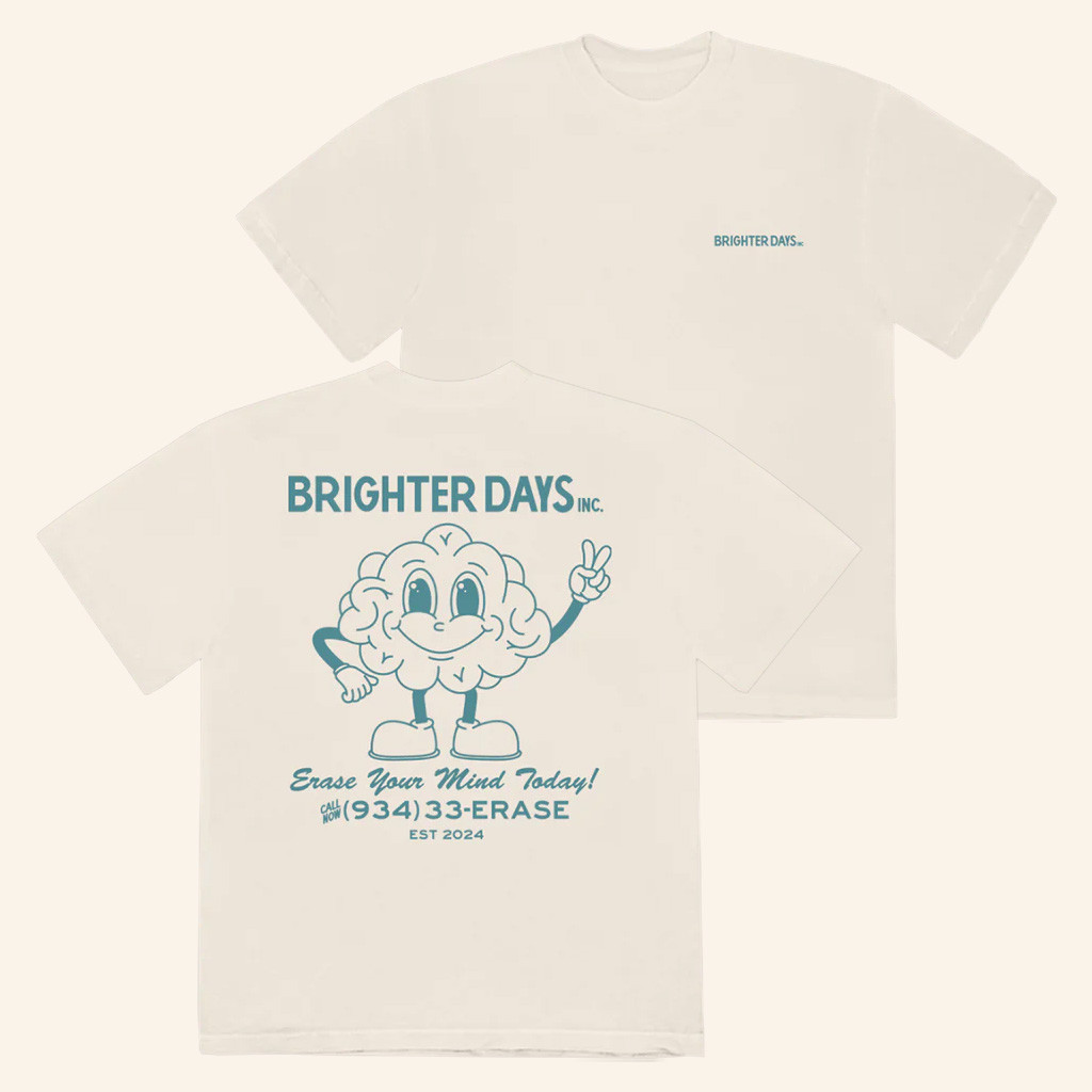 Ariana Grande Merch Brighter Day Hotline T-Shirt Erase Your Mind Today Shirt Gifts For Fans