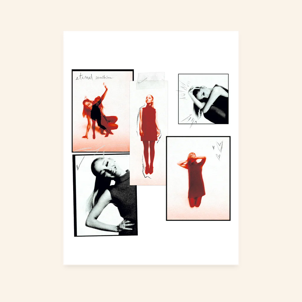 Ariana Grande Merch Eternal Sunshine Artboard Poster Wall Art Decor Best Gifts For Music Fans