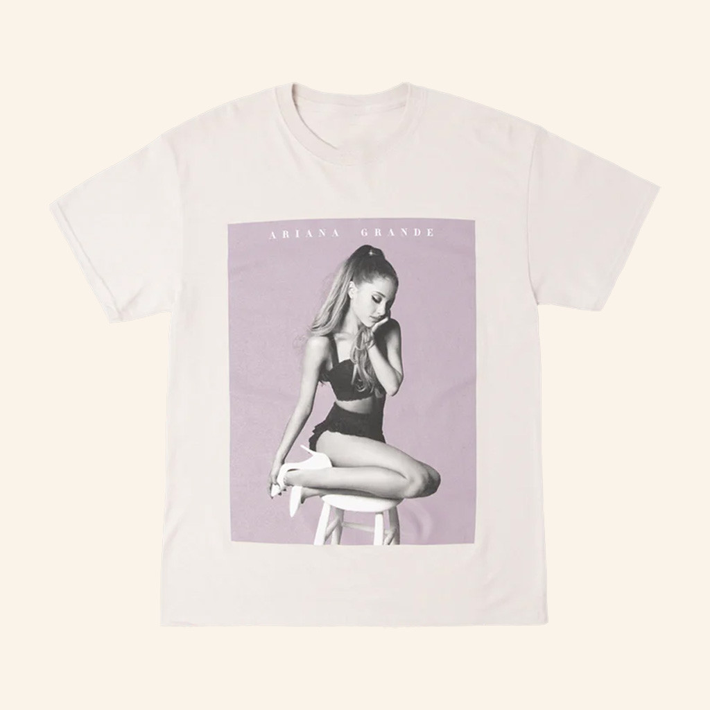 Ariana Grande Merch My Everything Lilac Poster T-Shirt Best Gifts For Music Lovers