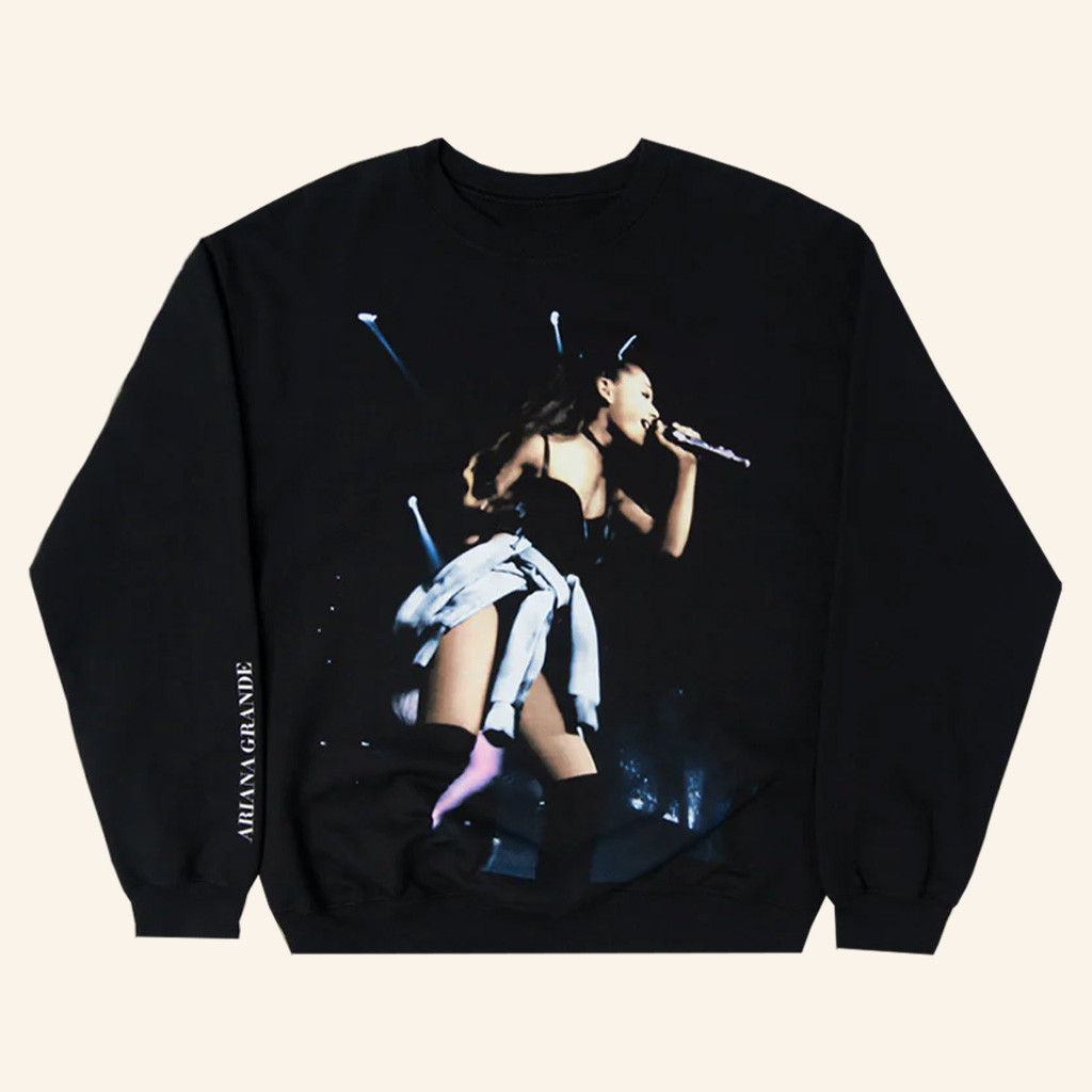 Ariana Grande Merch My Everything Live Photo Sweatshirt Music Gift Ideas For Guys