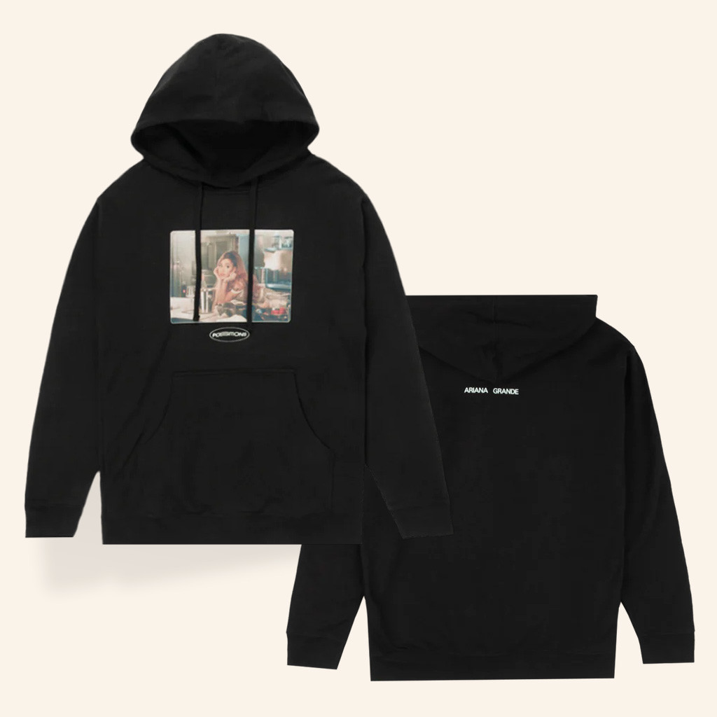 Ariana Grande Merch Positions Photo Hoodie Christmas Gifts For Sister Ariana Grande Merch Positions Photo Hoodie Christmas Gifts For Sister