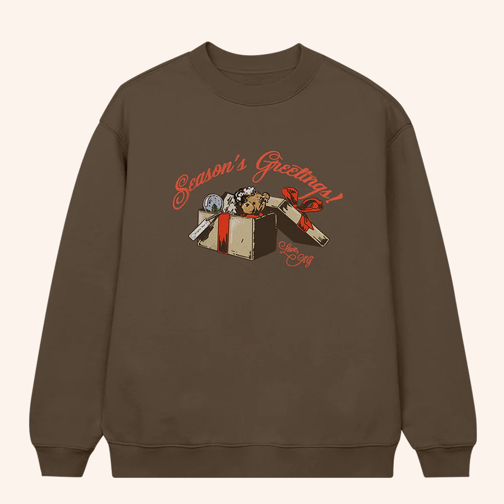 Ariana Grande Merch Seasons Greetings Crewneck Sweayshirt Christmas Gifts For Her Ariana Grande Merch Seasons Greetings Crewneck Sweayshirt Christmas Gifts For Her