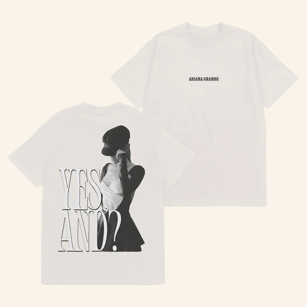 Ariana Grande Merch Yes And T-Shirt Best Gifts For Music Lovers