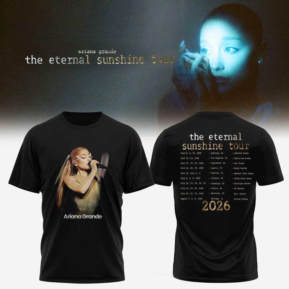 Ariana Grande The Eternal Sunshine Tour T-Shirt Ariana Grande Merch Birthday Gift For Wife