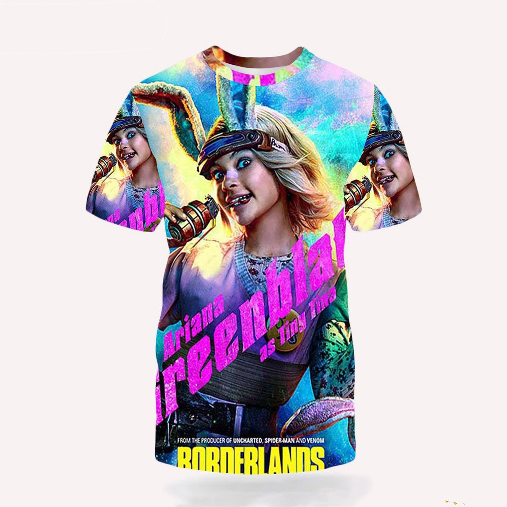 Ariana Greenblatt as Tiny Tina in Borderlands Official Poster T-Shirt Gifts For Fans