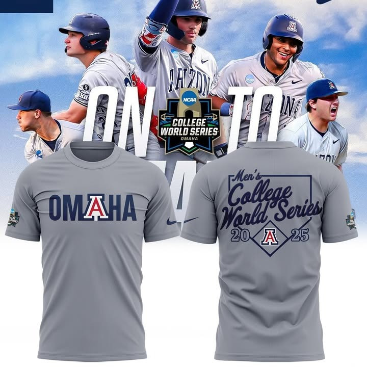 Arizona Baseball Ohma T-Shirt NCAA Men's College World Series 2025 Fan Gear Merch Gifts