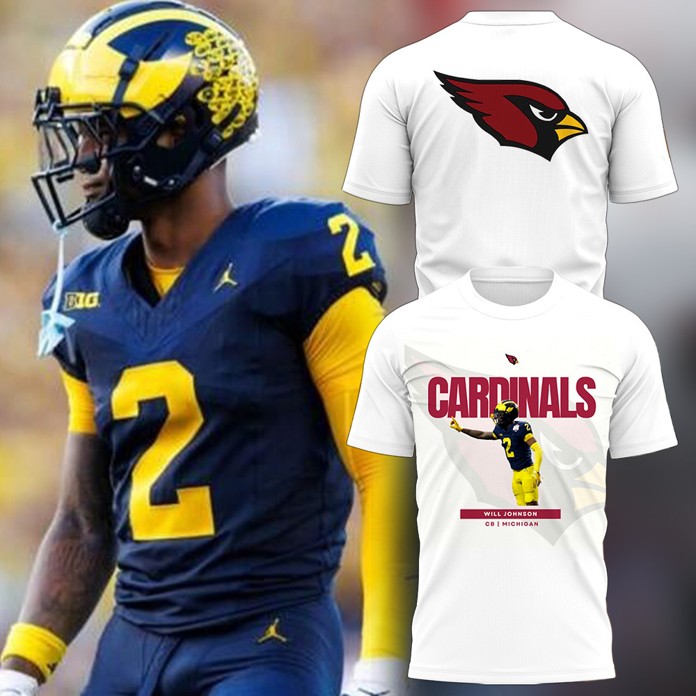 Arizona Cardinals Michigan Wolverines Football Shirt Presents For Football Lovers
