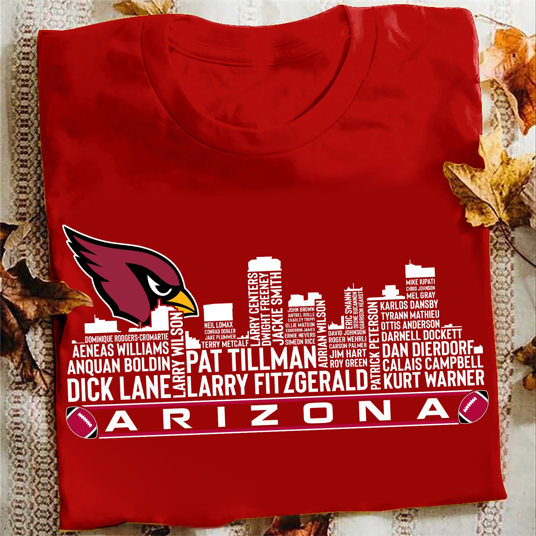 Arizona Cardinals T-Shirt Unique Cardinals Football Fan Gifts For Him Father's Day Ideas