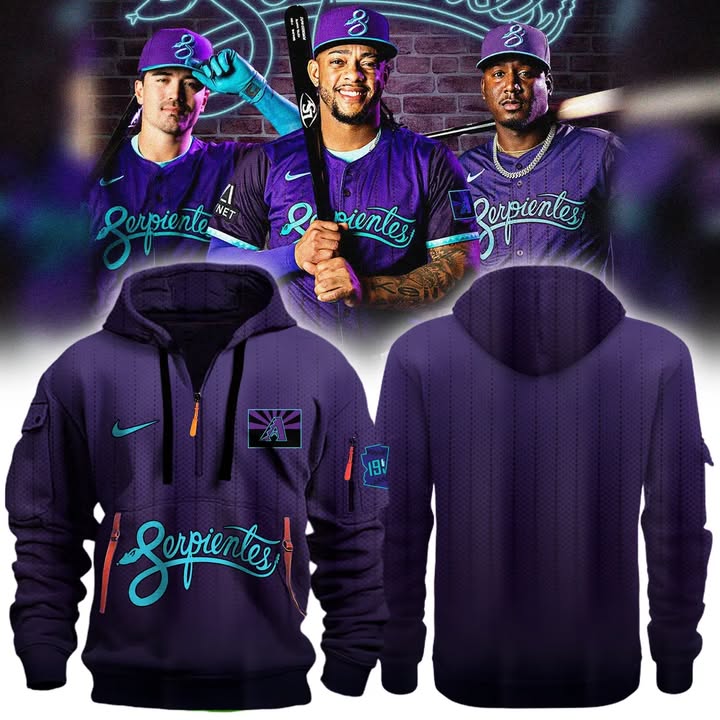 Arizona Diamondbacks 2025 City Connect Limited Quarter Zip Hoodie Diamondbacks Merch Best Gift For Baseball Lover