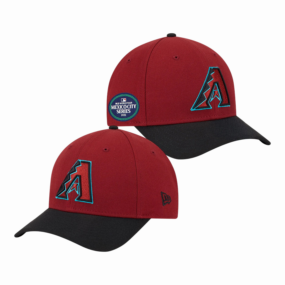 Arizona Diamondbacks 2026 MLB World Tour Mexico City Series Hat Baseball Merch Fans Gear