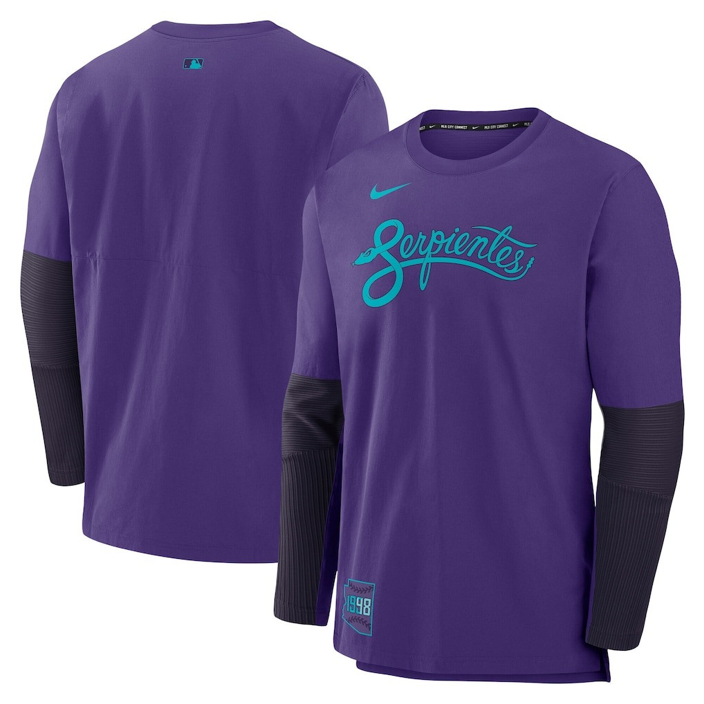 Arizona Diamondbacks City Connect Long Sleeve Shirt 2025 Serpientes Performance Apparel