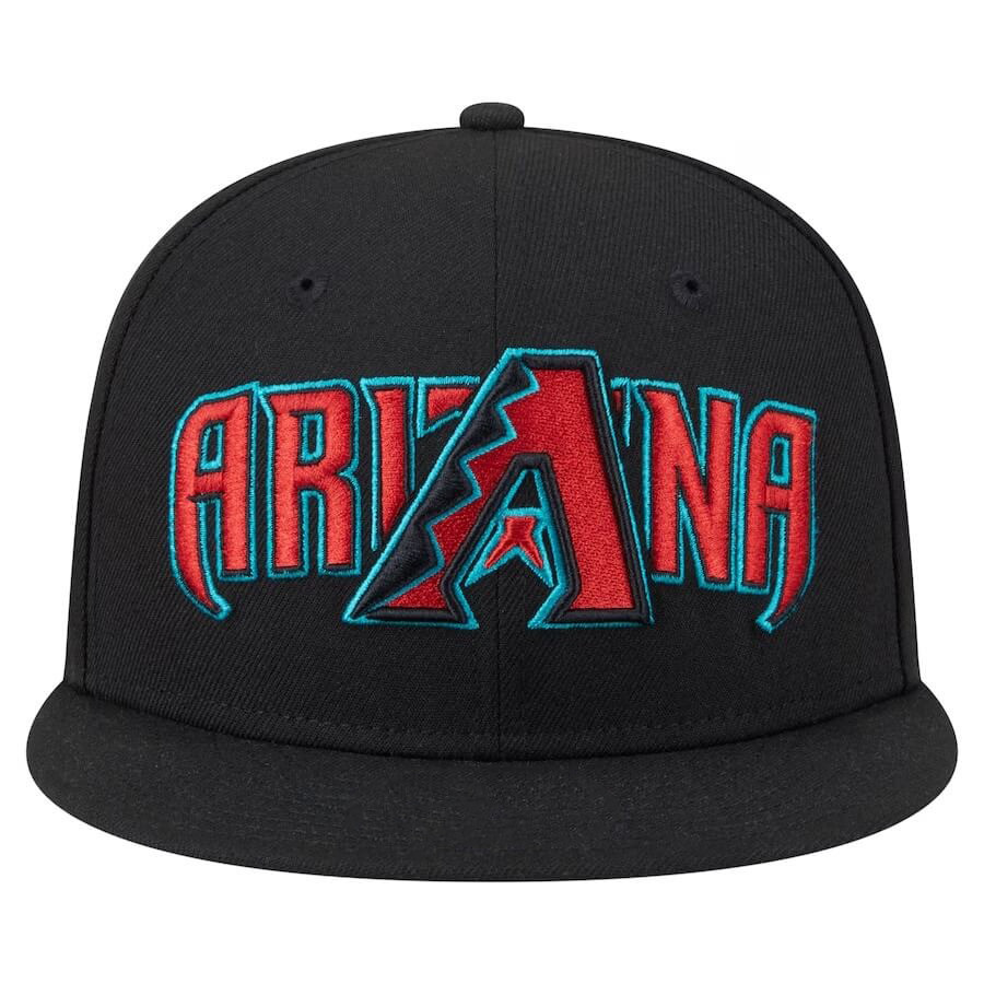 Arizona Diamondbacks Overlap Hat New Era MLB 59Fifty Fitted Hat Gifts For Fans