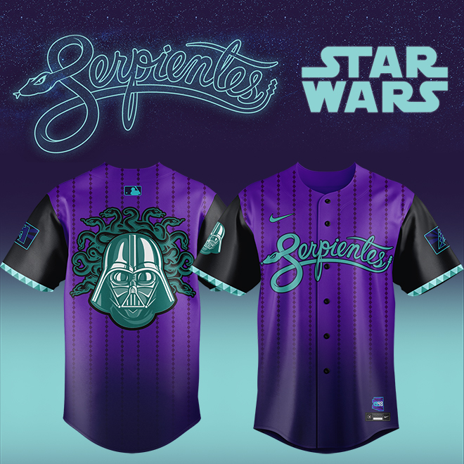 Arizona Diamondbacks Star Wars 2025 City Connect Limited Jersey Diamondbacks Merch Baseball Father'S Day Gifts