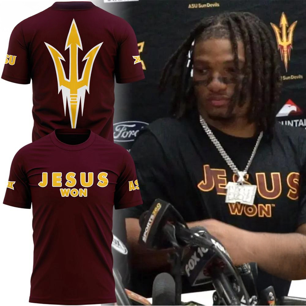 Arizona State Sun Devils Jesus Won Limited Edition New Shirt Gifts For Basketball Fan