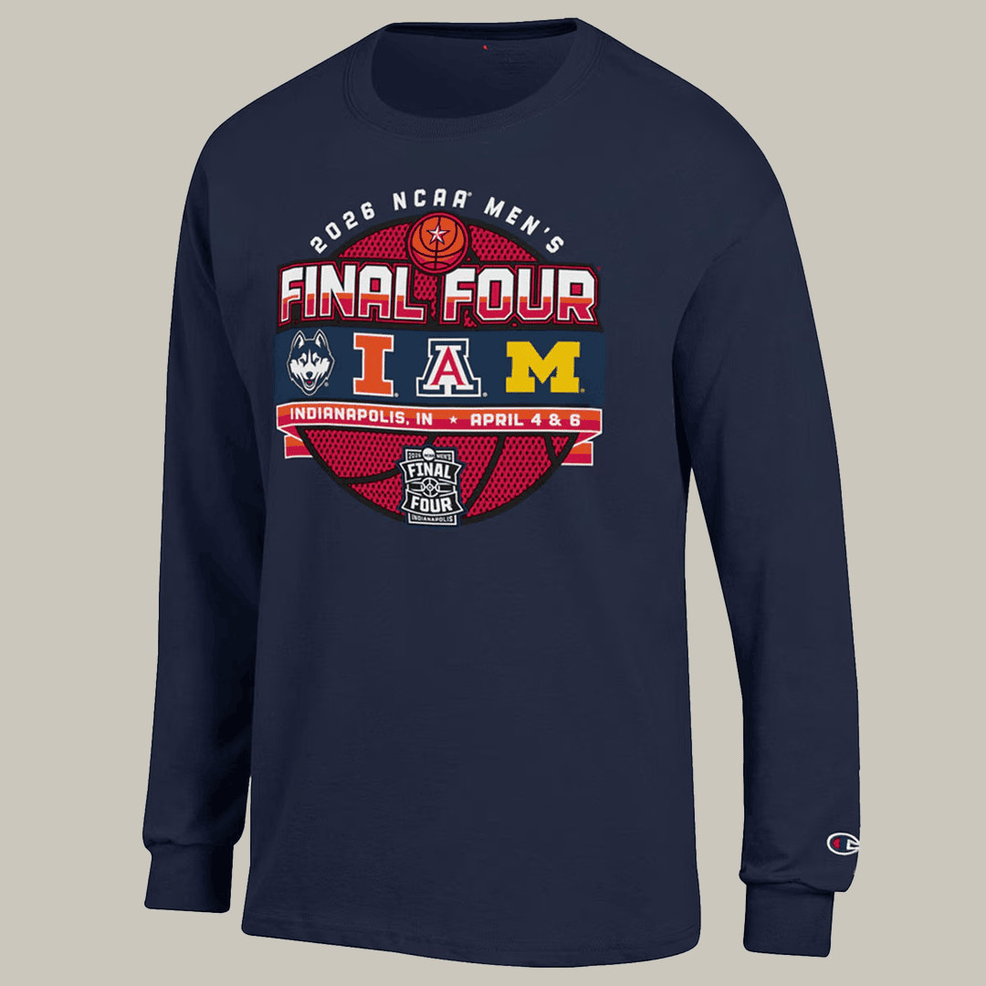 Arizona Wildcats 2026 Basketball Final Four Long Sleeve Shirt Basketball Lover Apparel