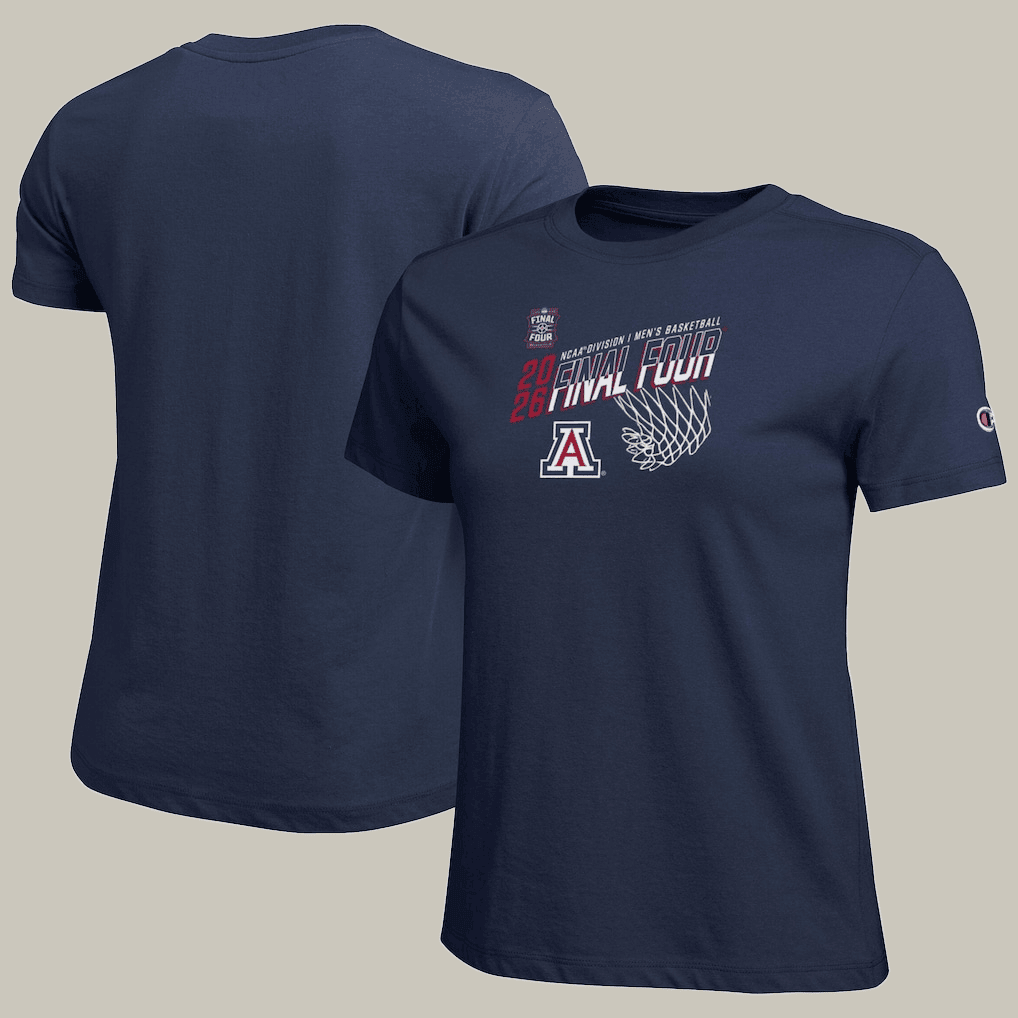 Arizona Wildcats 2026 Basketball Final Four T-Shirt Game Day Clothing Gift Idea For Huge Fans