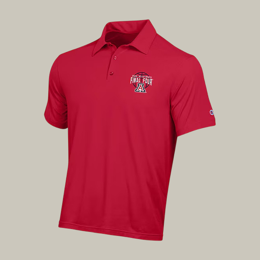 Arizona Wildcats 2026 NCAA Men's Basketball Final Four Polo Shirt March Madness Shirt Gift For Dad