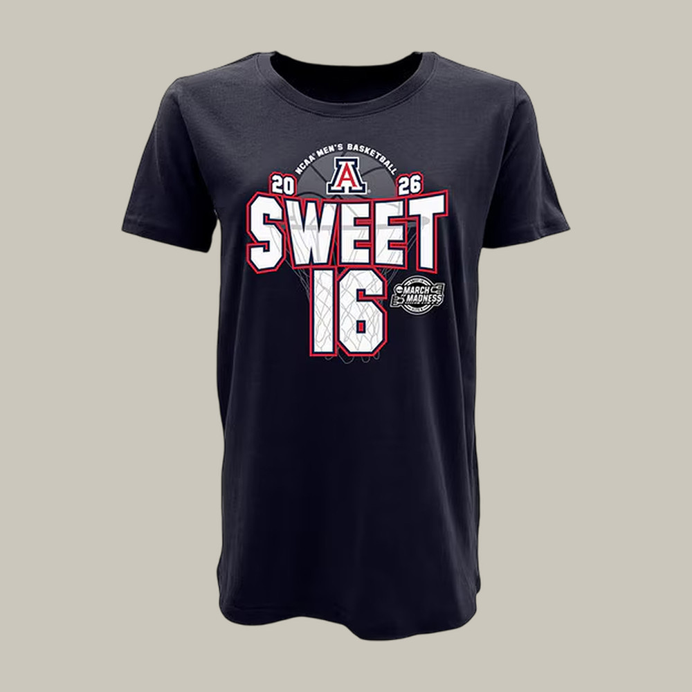 Arizona Wildcats 2026 NCAA Men's Basketball Final Four T-Shirt March Madness Clothing Line