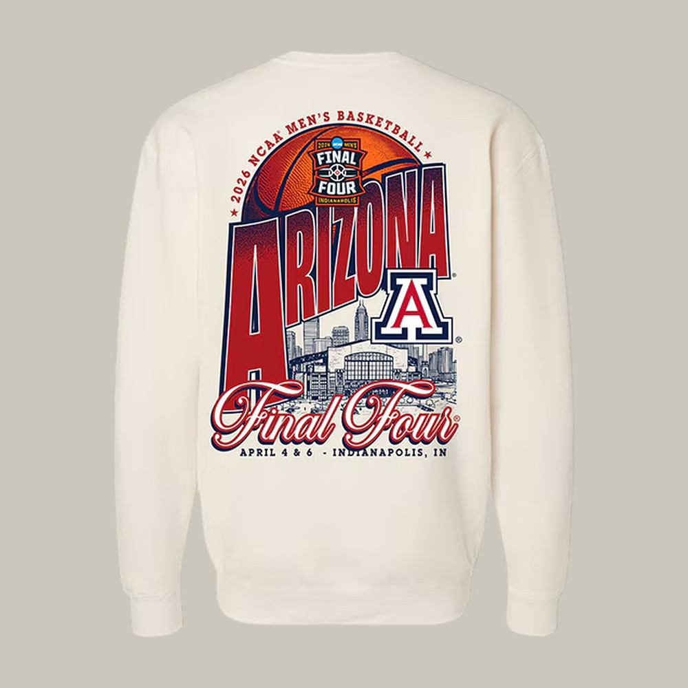 Arizona Wildcats 2026 NCAA Men's Basketball Sweatshirt 2026 Final Four Clothing Gift For Him