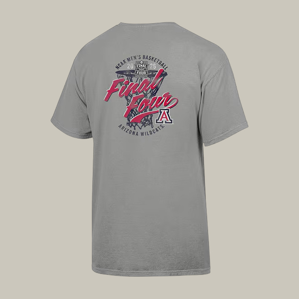 Arizona Wildcats 2026 NCAA Men's Basketball T-Shirt 2026 Final Four Clothes