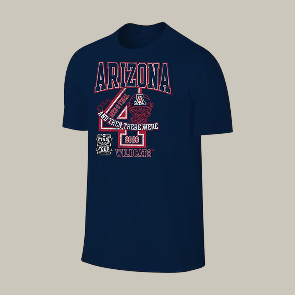 Arizona Wildcats 2026 NCAA Men's Basketball T-Shirt Basketball Final Four Shirt Game Day Gear