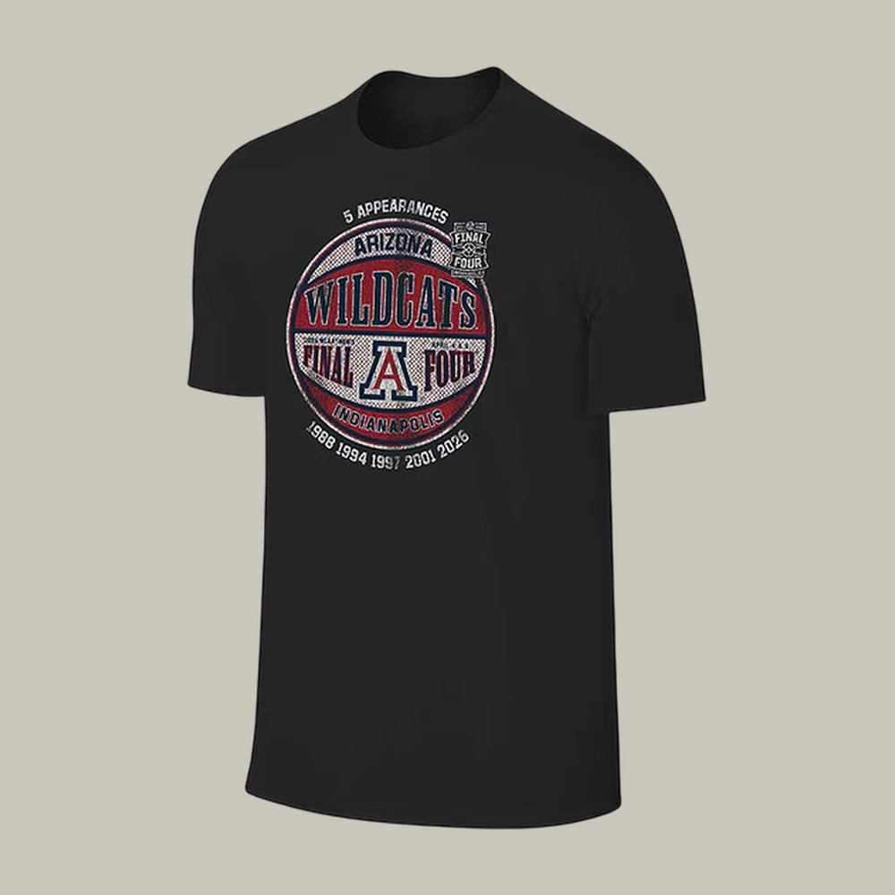 Arizona Wildcats 2026 NCAA Men's Basketball T-Shirt March Madness Final Four Merch Best Fan Gift